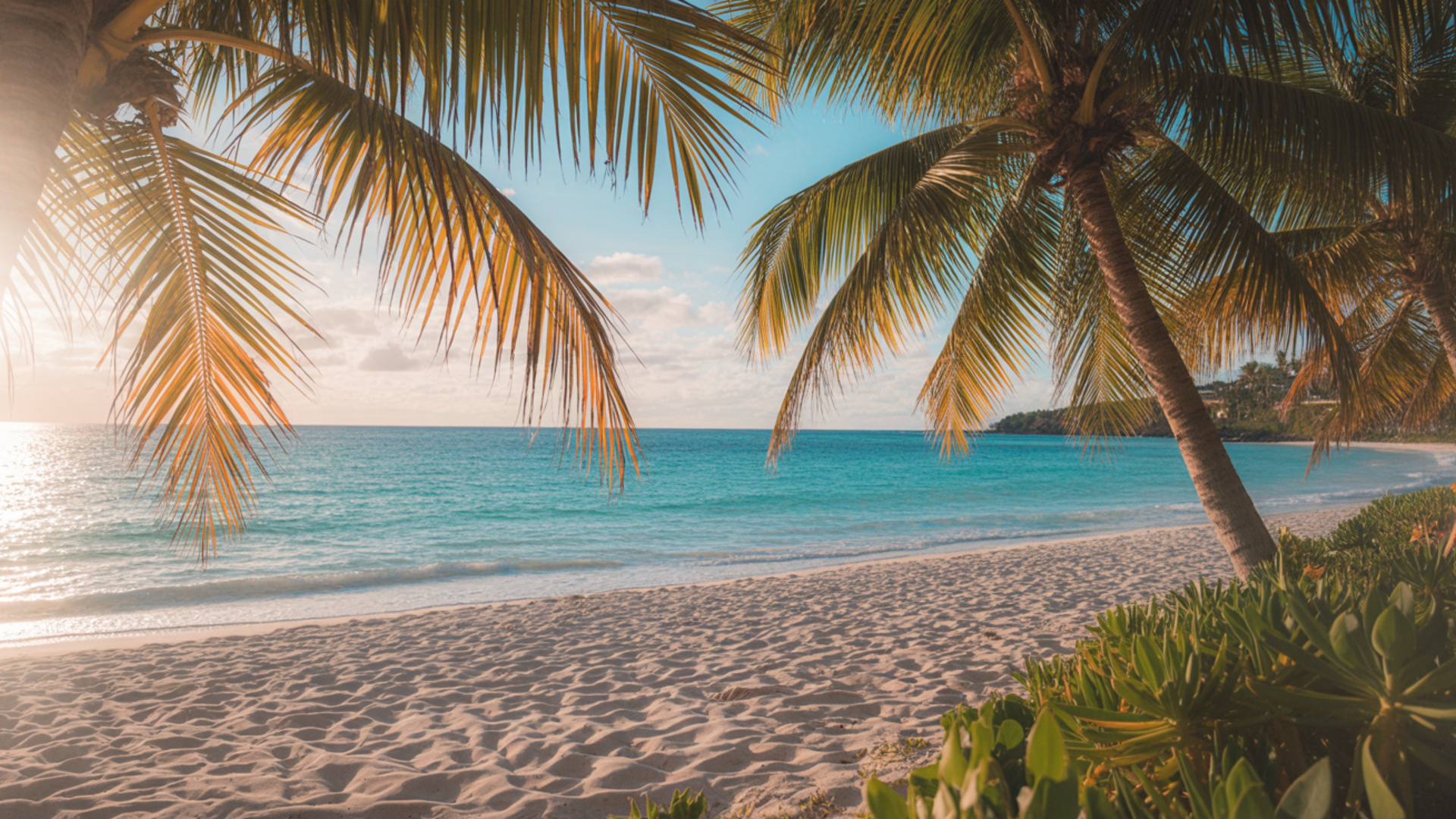 Plage paradisiaque de La Réunion